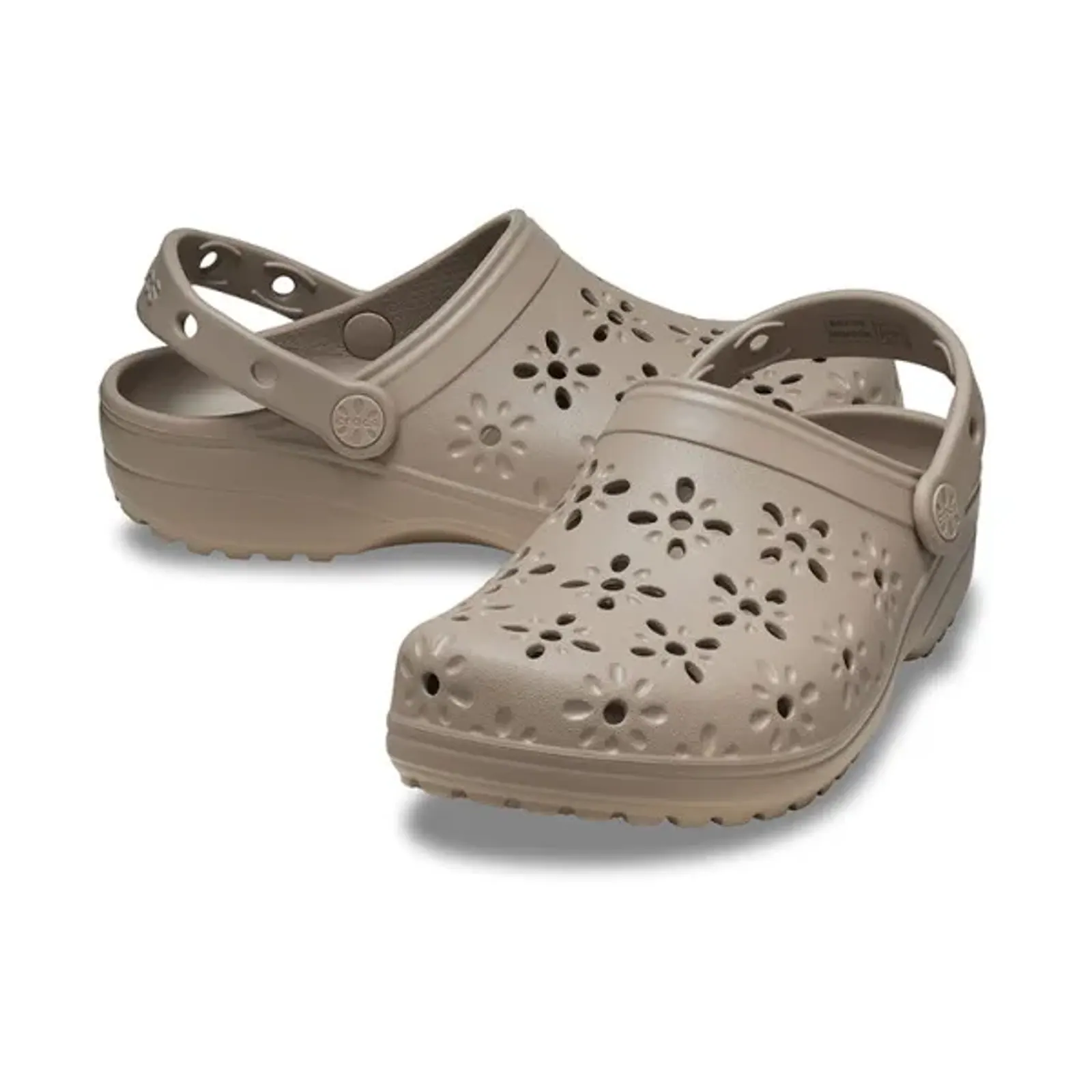 Classic Floral Cut Out Clog